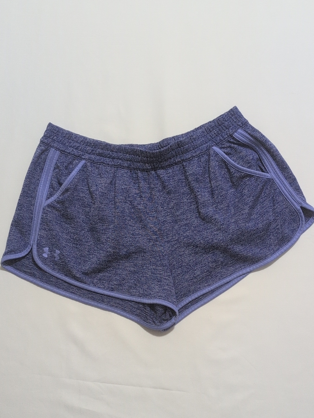 Under Armour Heathered Blue Active Training Shorts Women's Large